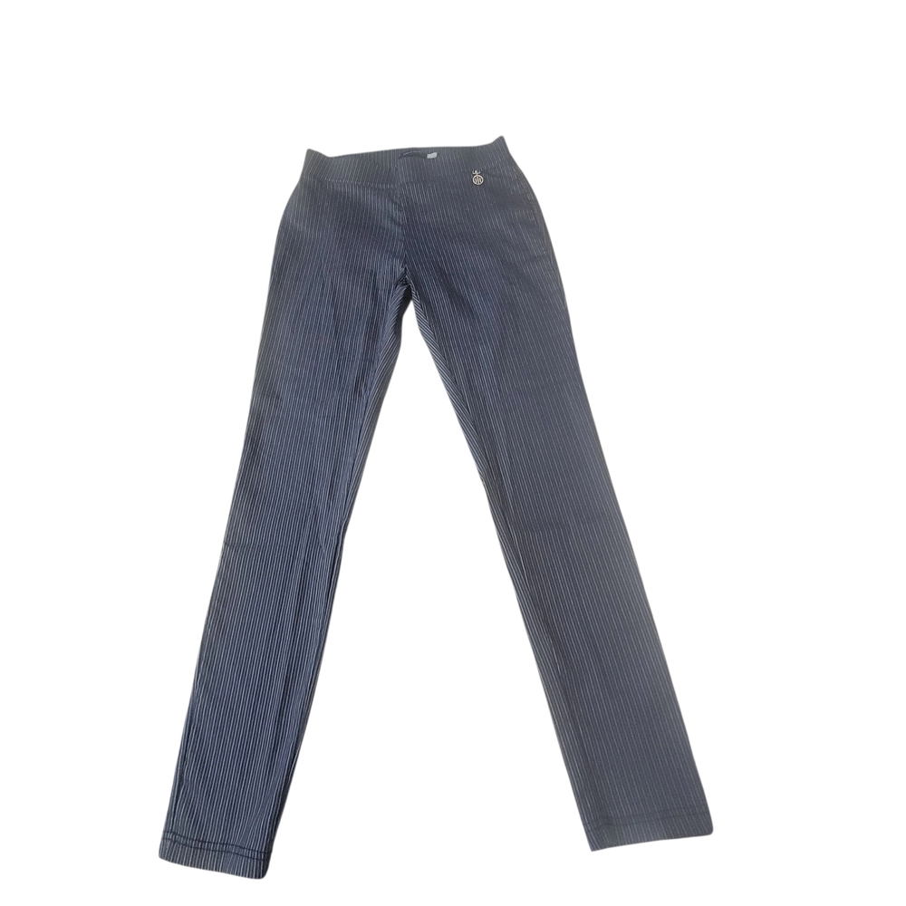 Tommy Hilfiger Navy Pinstripe Stretch‎ Cropped Pants SZ 6